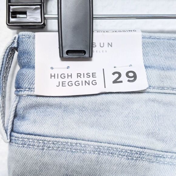 NWT PACSUN Stone Bleach High Rise Jeans Leggings - Picture 9 of 11